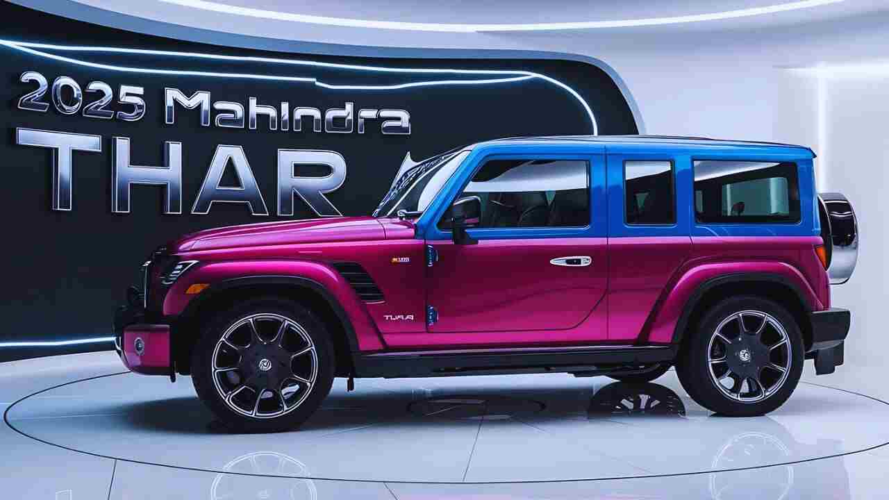 New Mahindra Thar 2025 Facelift Price in India