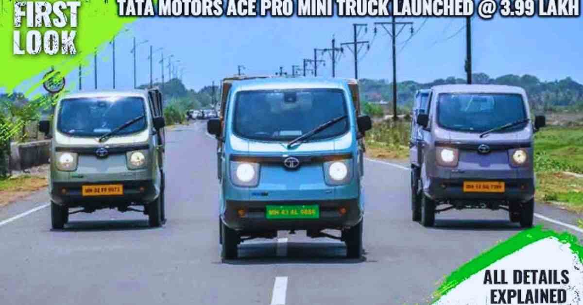 Tata Ace Pro Price and Features
