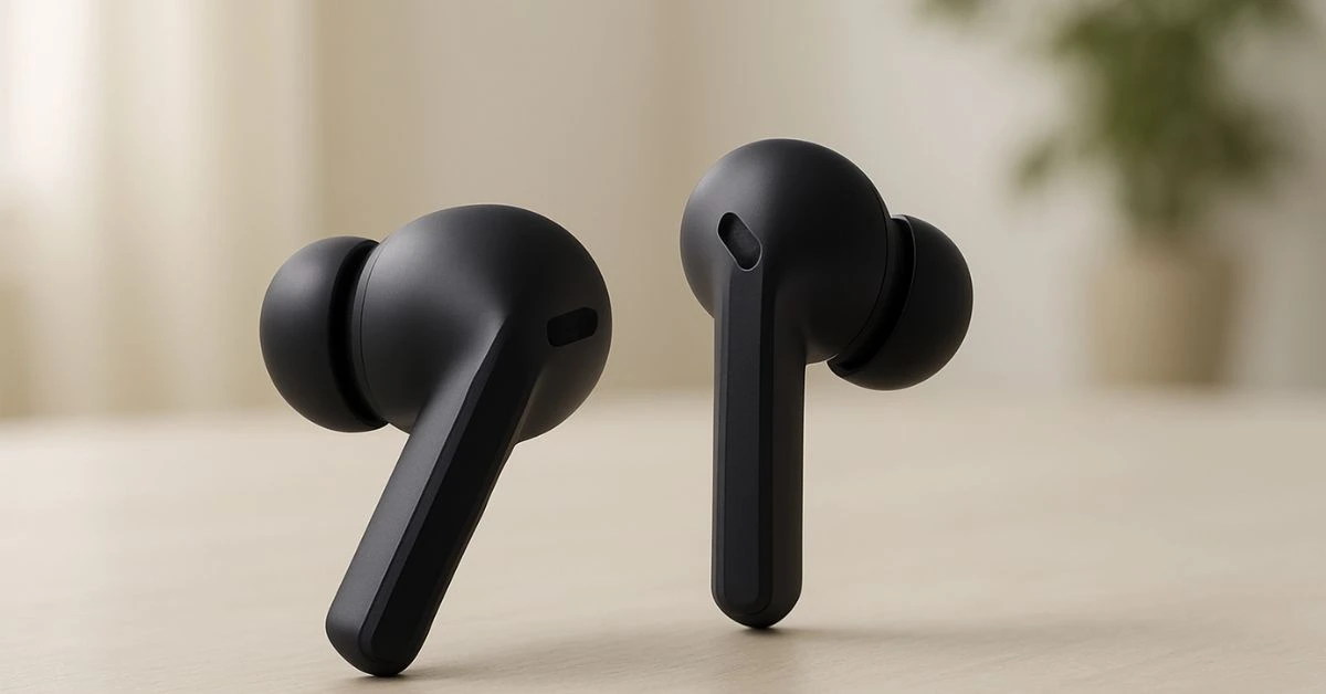 Black Samsung Galaxy Buds 3 FE earbuds